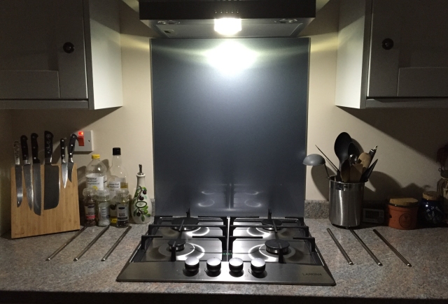 Kitchen Illuminated only by the Orfos Flare on full