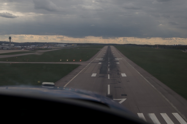 Landing at East Midlands