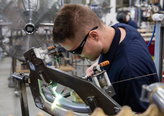 Brazing the Brompton Main Frame Assembly